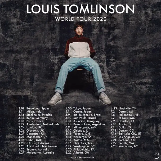 Louis Tomlinson Announces World Tour And Drops Single - The Honey POP